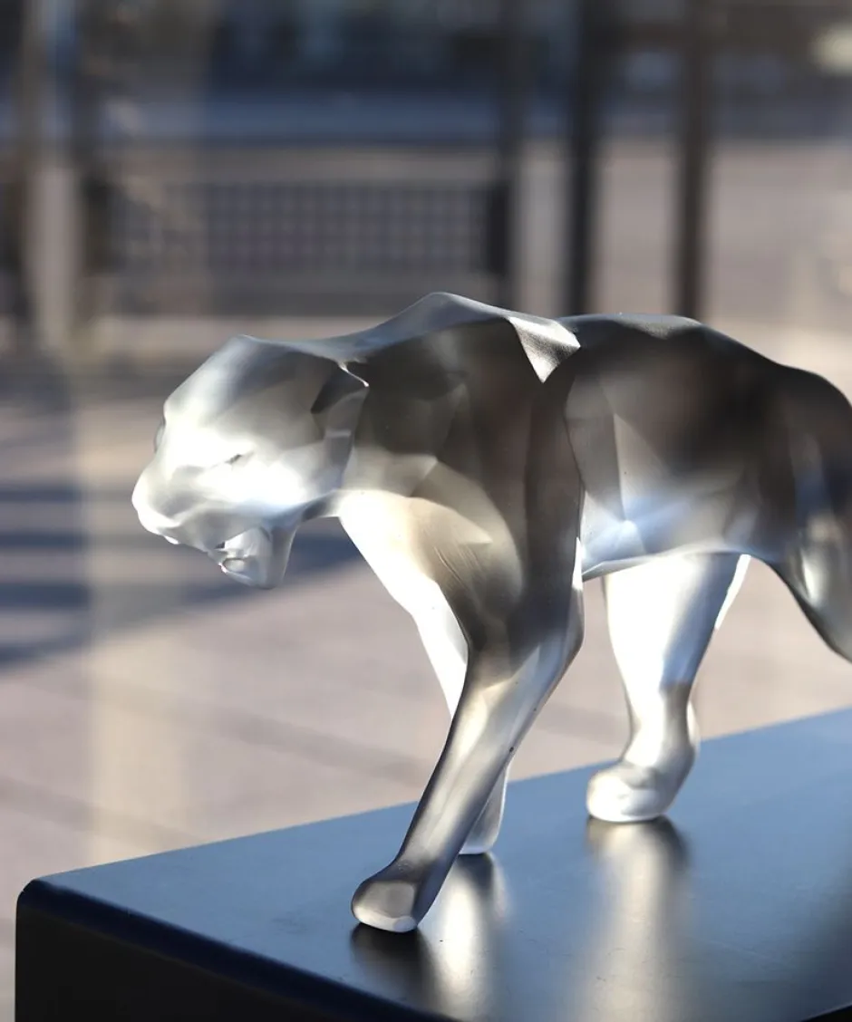 Best Wild panther grise orlinski pm daum Éditions D’Art Cristal|Animaux Cristal